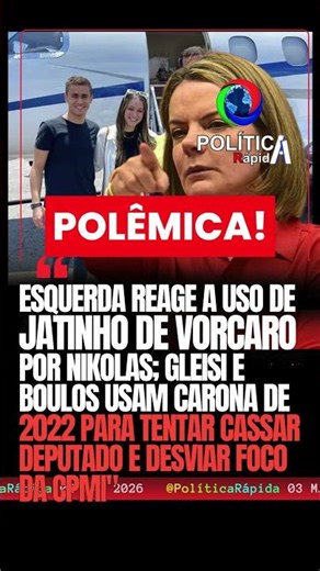 🚨 OPORTUNISMO ESCANCARADO: ESQUERDA ATACA NIKOLAS POR VOO DE 2022! ⚖️🚩