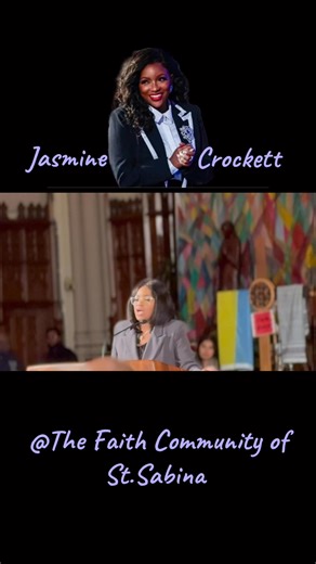 🎙 Texas Congresswoman Jasmine Crockett Speaks Truth at St. Sabina If you weren’t at the Faith Community of St. Sabina last night, you missed a powerful moment in the African-American Speaker Series. 🇺🇸 Congresswoman Jasmine Crockett of Texas delivered a prophetic word that pierced through politics and spoke straight to the soul of America. She declared with conviction that our nation is in trouble, and it’s time to wake up, stand up, and speak up. Quoting Kendrick Lamar, she reminded us, “Tur