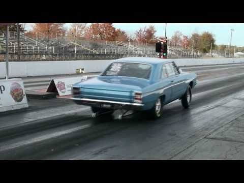 1968 426 Hemi Dodge Dart runs 9 7 @ 132mph at Milan Dragway Godfather Racing HD #8