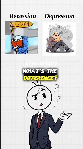 What’s the difference between a recession and a depression? 🤔