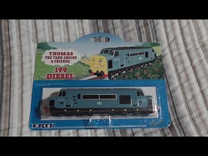 VINTEGE ERTL 1995 THOMAS THE TANK ENGINE & FRIENDS D199 DIESEL DIECAST METAL TRAIN CAR REVIEW
