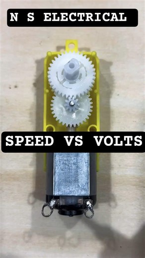 DC Motor gears speed vs volts Motor testing DC AC CURRENT motor mini motor gears #electricalindia