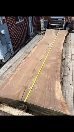 A quick look at the build in progress. These walnut slabs came from the same tree, and we’re shaping and aligning them so the grain stays continuous across the surface. More updates coming as we get closer to the final finish. #woodworking #customfurniture #walnut #furnituremaker #craftsmanship | Watkins Woodwork