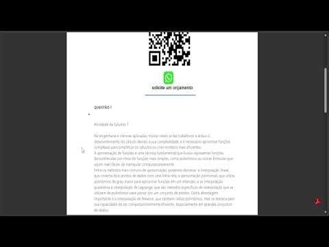ATIVIDADE 1 - PROGRAMAÇÃO E CÁLCULO NUMÉRICO - 51_2026