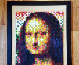 Melted Crayon Mosaic
