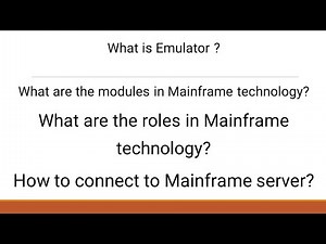 Emulator Configuration to access Mainframe