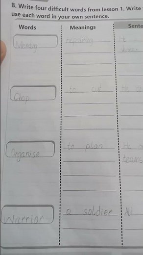 Summer work class 3 english Dare arqam school