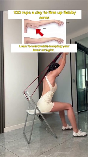 100 Reps a Day to Tone Flabby Arms Fast! 💪 #viral #trending #FlabbyArms #ArmWorkout #TonedArms