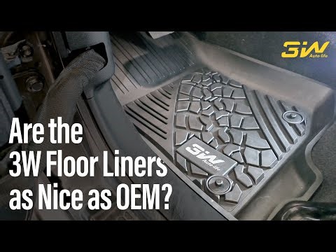 Jeep Wrangler JL Custom Floor Mats & Trunk Mat — 3W Premium Liners Unboxing + Install