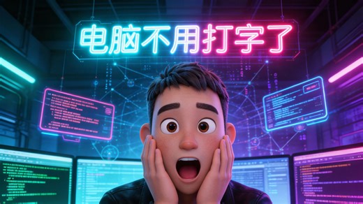 不要打字了！电脑正式进入语音时代！