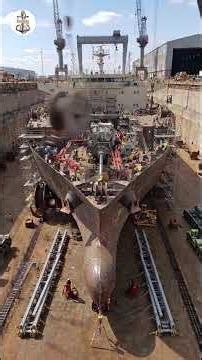 Inside a Giant Container Ship: How It’s Built From Steel to a Massive Ocean Giant 🚢🔥 #shorts #ship