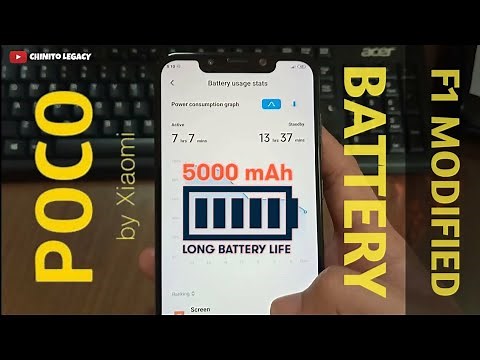 POCOPHONE F1 MODIFIED BATTERY 5,000 mAh - BATTERY REPLACEMENT FOR POCO X3, F2, M3, F3