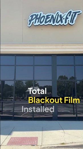 Total Blackout Window Film | Heat, Glare & Privacy for Commercial Spaces