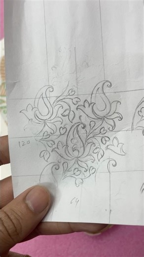 Sketch | Handmade | Saree Design | Handwriting | Graph | Textiles | NSM HANDLOOM | Shorts #shorts