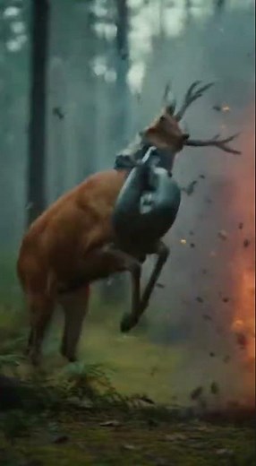 Deer Saves Woman Seconds Before Explosion — Real Footage!