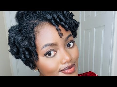 Perm Rod Set On Dry Natural Type 4c Hair|Step By Step.