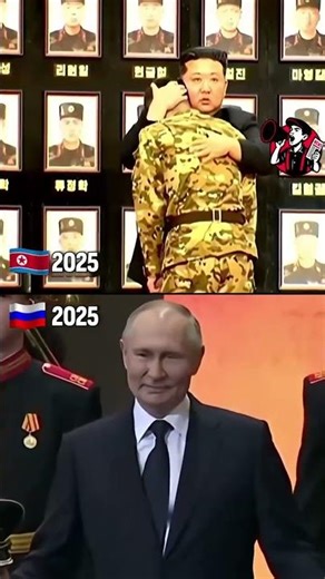 Putin y Kim: respeto máximo con sus veteranos
