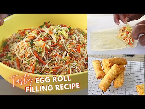 easy homemade chicken spring roll filling recipe