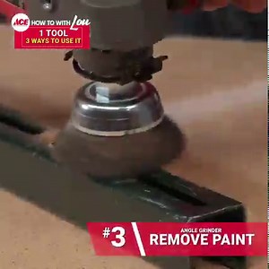 4.3K views · 33 reactions | An angle grinder may become your favorite power tool when you learn the different ways you can use it. Check out the three uses of this versatile tool! Click here for more info! https://bit.ly/3b2v0h8 #AceHardware #TheHelpfulPlace | Ace Hardware | Facebook