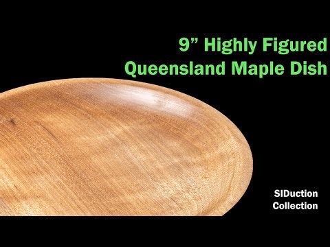 Queensland Maple Platter | Turning Tuesday #woodturning #siduction