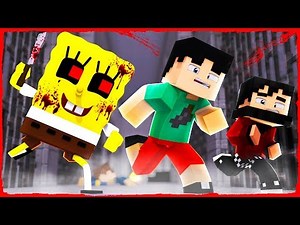 Minecraft SPONGEBOB.EXE - How to ESCAPE SpongeBob PRISON!