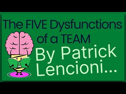 The Five Dysfunctions Of A Team By Patrick Lencioni: Animated Summary