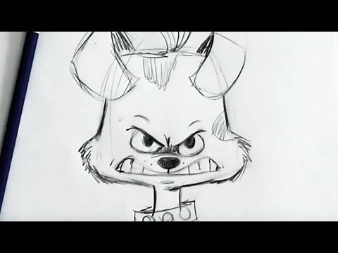 How to Draw Cartoon Dog - For Beginners