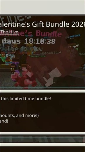 valentine day bundle Minecraft 💗