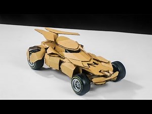 How To Make Batman BATMOBILE | Amazing DIY Cardboard Toy