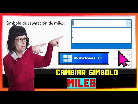 Cómo Cambiar el carácter usado para separar miles o decimales Windows 11 ✅