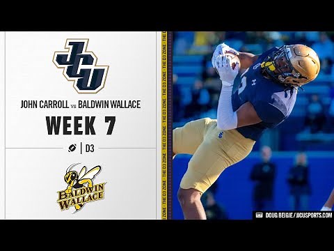 John Carroll vs. Baldwin Wallace Highlights | D3 College Football 2024