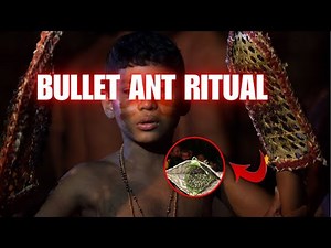 The Shocking RITUAL of the Bullet Ant Glove in the AMAZON RAINFOREST!