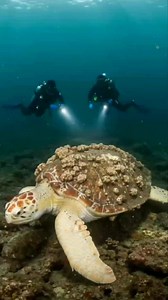 A rare orange turtle asking for help! #AIReels #UKCreators #FacebookReels #AIVideo #UKTech #NatureAI #reelschallenge #ocean #sea #reel #fishing #seafishing #facebookreels #aireels #reelschallenge #oceanfishing | StealthHook Spearfishing