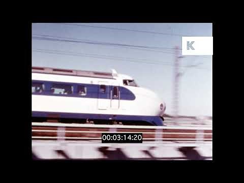 Trains, Railways, 1960s Japan in HD
