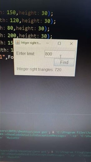 Java | Euler project 'Integer right triangles' | CodeLearning