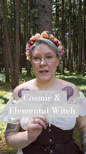 Witchtyps Part 2 ✨ Today we look at the Cosmic & the Elemental Witch 🔮 🤎 #witchcraft #witchtok