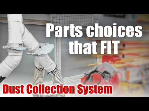 Workshop Dust Collection System: Parts that actually fit together! DIY 4" DWV PVC based network