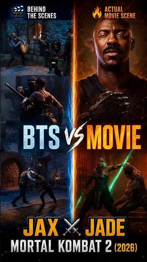🎬 BTS vs Final Scene 🔥 JAX vs JADE | Mortal Kombat 2 (2026)
