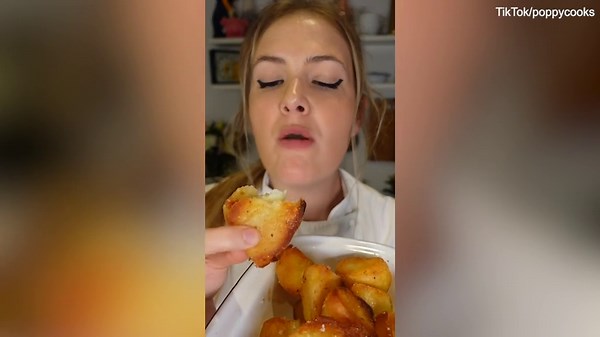 Michelin-trained internet sensation Poppy O'Toole cooks marmite roast potatoes