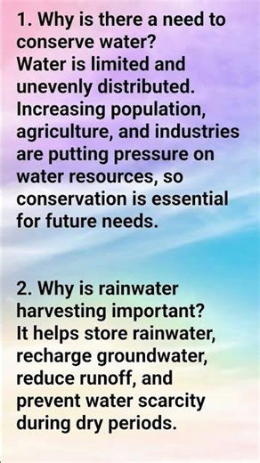 Water Resources – Every Drop Counts!