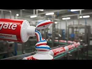 How Colgate Toothpaste is Made ? How are STRIPES added in Toothpaste?