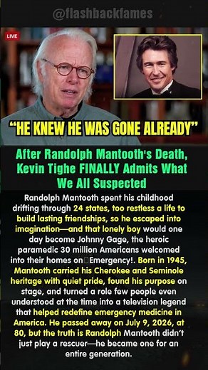 After Randolph Mantooth's Death, Kevin Tighe FINALLY Admits What We All Suspected #shorts