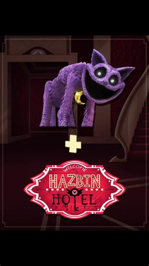 CATNAP + Hazbin Hotel 🐱💜 | FANART | From episode 3 of Poppy Playtime #hellaverse #art