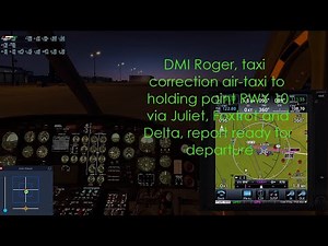 IFR Night Flight Part 1 - Bell 412 On Autopilot - With Vatsim ATC