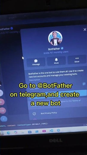 telegram Bot in Python ll Day: 13/21 #coding #programming #shorts #trending
