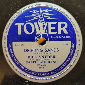 Bill Snyder And His Orchestra - Drifting Sands / Bewitched