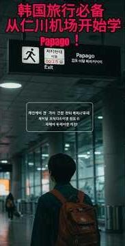 韩国旅行必备 从仁川机场开始学 Papago！