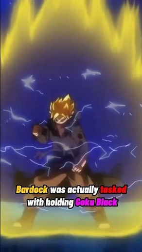 Bardock Fight with Goku Black