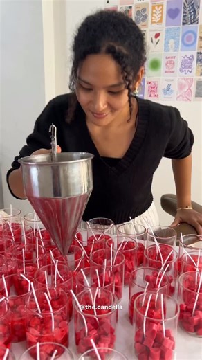 The Candella By Nom on Instagram: "come spend a quiet day with me making 102 candles….."