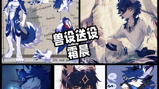 被私信拦截了，感谢喜欢——【兽设送设】万兽系列 霜晨雪影，要求:点赞+关注+评论区蹲蹲，可以160r拦截，买断*1.5，商断*2，买/商断会补赠图